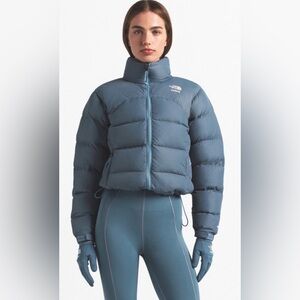 NWT SKIMS X NORTH FACE PUFFER KYANITE SIZE XXS